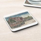 Dessous-de-verre Livraison de chalets (Côté gauche)