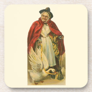Dessous-de-verre Livre d'histoires victorien vintage de Mère l'Oie