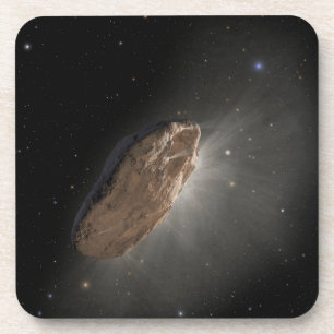 Dessous-de-verre L'objet interstellaire Wayward Oumuamua.