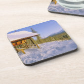 Dessous-de-verre Location de Cabines USFS Schnauss en hiver (Côté gauche)