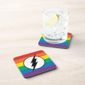 Dessous-de-verre Logo de Flash Rainbow (Côté Droit)