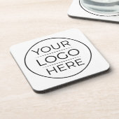 Dessous-de-verre Logo de marque d'entreprise moderne (Côté gauche)