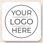 Dessous-de-verre Logo de marque d'entreprise moderne (Devant)