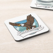 Dessous-de-verre Logo de voyage en Suisse (Côté gauche)
