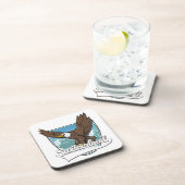 Dessous-de-verre Logo de voyage Suisse (Côté Droit)