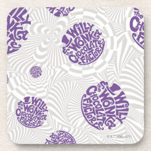 Dessous-de-verre Logo de Willy Wonka Psychedelic Graphisme