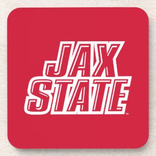 Dessous-de-verre Logo d'état de Jacksonville State University JAX S