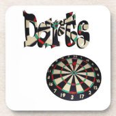 Dessous-de-verre Logo Dimensional Darts Avec Dartboard, (Devant)