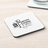 Dessous-de-verre Logo du chemin de fer Philadelphie et Lecture (Côté gauche)