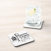 Dessous-de-verre Logo du chemin de fer Philadelphie et Lecture (Côté Droit)