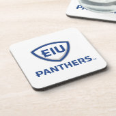 Dessous-de-verre Logo Eastern Illinois Panthers Shield & Wordmark (Côté gauche)