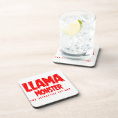 Dessous-de-verre Logo rouge Llama Monster (Côté Droit)