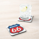 Dessous-de-verre Logo Route 66 (Côté Droit)