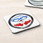 Dessous-de-verre Logo Triathlon Freak (Côté gauche)
