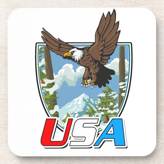 Dessous-de-verre Logo USA Patriot (Devant)