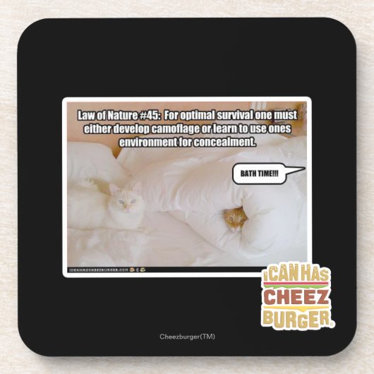 Dessous-de-verre Loi de la nature #45 (Devant)