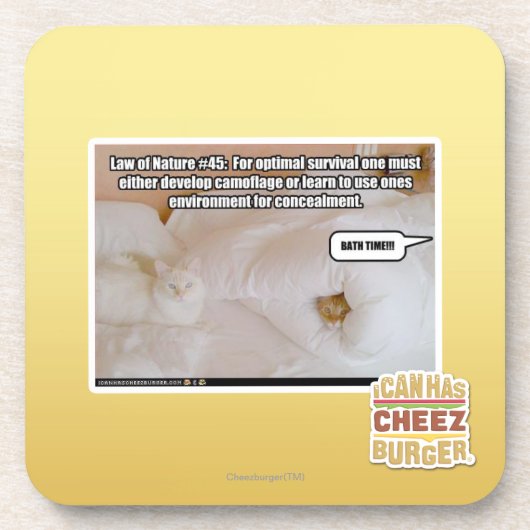 Dessous-de-verre Loi de la nature #45 (Devant)