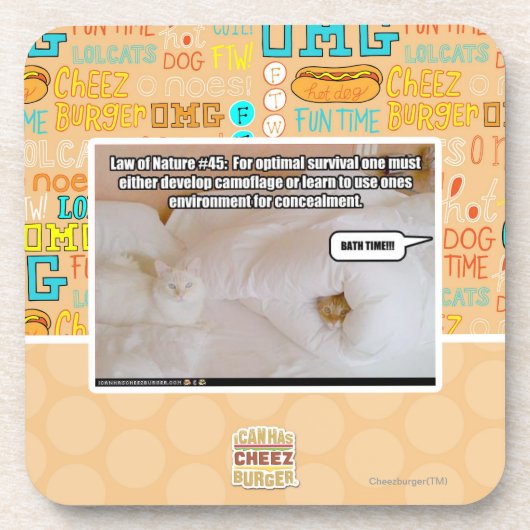 Dessous-de-verre Loi de la nature #45 (Devant)