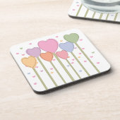 Dessous-de-verre Lollipops de coeur lunaire (Côté gauche)