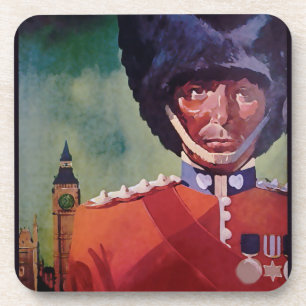 Dessous-de-verre London Poster Beverage Coaster