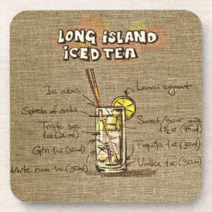 Dessous-de-verre Long Island Ice Thé Cocktail Boisson Dessous de v