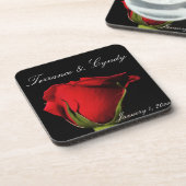 Dessous-de-verre Long Stemmed Red Rose Personal (Côté gauche)