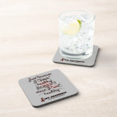 Dessous-de-verre "Look" sain/papillon...APS Beverage Coaster (Côté Droit)