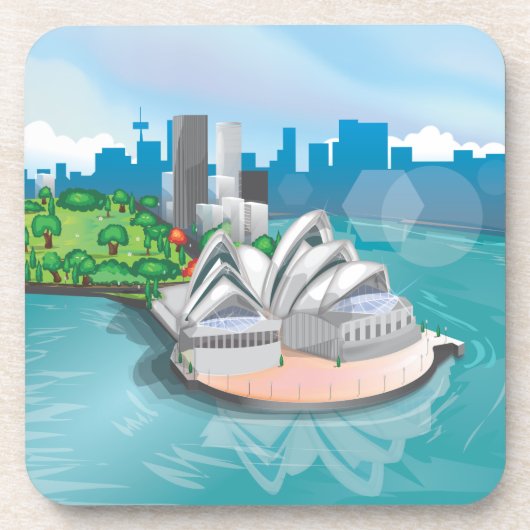 Dessous-de-verre L'Opéra de Sydney (Devant)