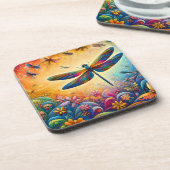 Dessous-de-verre L'Oreiller à lancer de la libellule (Côté gauche)