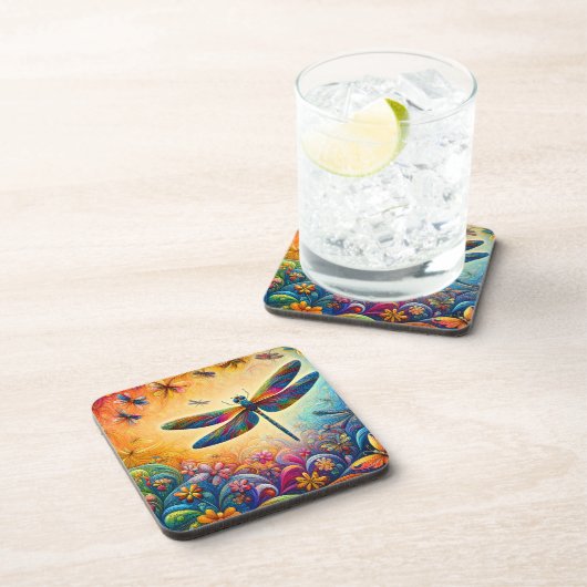 Dessous-de-verre L'Oreiller à lancer de la libellule (Côté Droit)