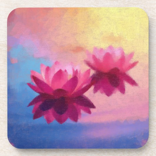 Dessous-de-verre Lotus d'eau (Devant)