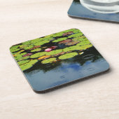 Dessous-de-verre Lotus rose en pluie (Côté gauche)