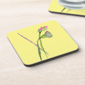 Dessous-de-verre Lotus rose Fleur Zen Art bouddhiste (Côté gauche)