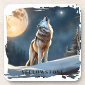 Dessous-de-verre Loup de Yellowstone (Devant)