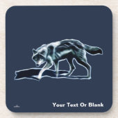 Dessous-de-verre Loup foncé (Devant)