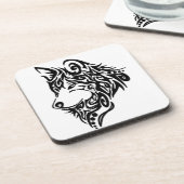 Dessous-de-verre Loup tribal (Côté gauche)