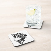 Dessous-de-verre Loup tribal (Côté Droit)