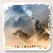 Dessous-de-verre Loups de Yellowstone (Devant)