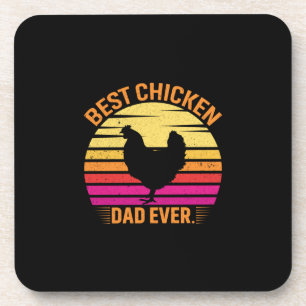 Dessous-de-verre Louvain de poulet Meilleur papa de poulet jamais