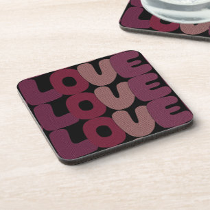 Dessous-de-verre Love Beverage Coaster