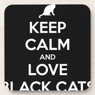 Dessous-de-verre Love Black Cats