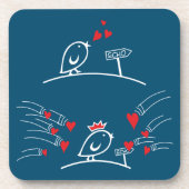 Dessous-de-verre LOVE ECHO - Comic Birds Tweetlercools 2 (Devant)