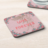 Dessous-de-verre Love Forever Beverage Coaster (Côté gauche)