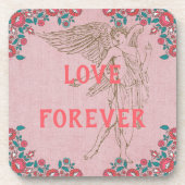 Dessous-de-verre Love Forever Beverage Coaster (Devant)