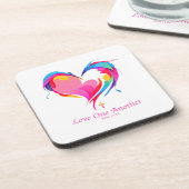 Dessous-de-verre Love One Another Bible Verse John 1334 (Côté gauche)