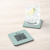 Dessous-de-verre Love QR Code (Côté Droit)