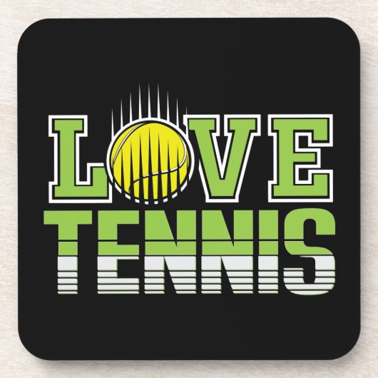 Dessous-de-verre Love Tennis  (Devant)