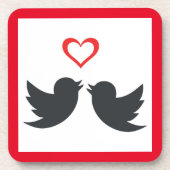 DESSOUS-DE-VERRE LOVEBIRDS (Devant)