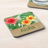 Dessous-de-verre Luana Aquarelle Tropical Vivid Floral (Côté gauche)