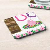 Dessous-de-verre luau (Côté gauche)